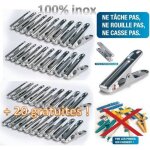 ®tonlrgy 40 pinces à linge inox pinces incassables inusables ne rouillent pas ®tonlrgy 40 pinces à linge inox pinces incassables inusables ne rouillent pas