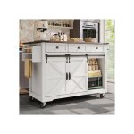 �tonlrgy �lot de cuisine desserte de cuisine sur roulettes meuble de cuisine avec 2 portes coulissantes ...