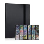�tonlrgy livre de collection classeur 9 cases 360 cartes 305 x 2451 cm noir