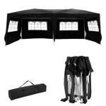Tonnelle 3x6 m tonnelle pliante impermable - tente de jardin barnum professionnel chapiteau pliable ...