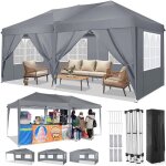 Tonnelle 3x6m tonnelle pliante 3x6 barnum pliant tonnelle de jardin exterieur imperm�able professionnel ...