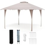 Tonnelle de jardin 4x4 - relax4life - tissu oxford résistant - cadre métallique revêtu - barnum pliant ... Tonnelle de jardin 4x4 - relax4life - tissu oxford résistant - cadre métallique revêtu - barnum pliant ...