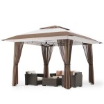 Tonnelle de jardin - bealife - pavillon métal pliant 3x3 - imperméable - uv 50 + - extérieur - hauteur ... Tonnelle de jardin - bealife - pavillon métal pliant 3x3 - imperméable - uv 50 + - extérieur - hauteur ...
