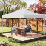 Tonnelle de jardin extérieur - relax4life - 3x45m - 3 hauteurs réglables - sac à roulettes - barnum pliant ... Tonnelle de jardin extérieur - relax4life - 3x45m - 3 hauteurs réglables - sac à roulettes - barnum pliant ...
