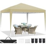 Tonnelle de jardin pliante 3x3m tente de réception étanche et protection uv chapiteau / pavillon 3 hauteur ... Tonnelle de jardin pliante 3x3m tente de réception étanche et protection uv chapiteau / pavillon 3 hauteur ...