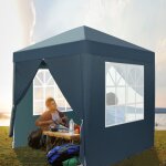 Tonnelle de jardintente de r�ception chapiteau - 2 * 2m - bleu pliable et imperm�able