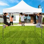 Tonnelle pliante 3 x 3 imperm�able stable et r�sistante � lhiver sans parois lat�rales tente de f�te ...