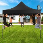 Tonnelle pliante 3 x 3 imperméable stable et résistante à lhiver sans parois latérales tente de fête ... Tonnelle pliante 3 x 3 imperméable stable et résistante à lhiver sans parois latérales tente de fête ...