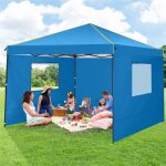 Tonnelle pliante 3x3 impermable avec 4 parois barnum de jardin pliant professionnel uv 50 + pour festival ...
