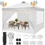 Tonnelle pliante 3x3 imperméable barnum pliant 3x3 professionnel tonnelle de jardin exterieur avec 4 ... Tonnelle pliante 3x3 imperméable barnum pliant 3x3 professionnel tonnelle de jardin exterieur avec 4 ...