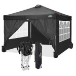 Tonnelle pliante 3x3 imperm�able barnum pliant 3x3 professionnel - noir
