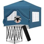 Tonnelle pliante 3x3m pergola de jardin barnum tente de rception avec parois latrales amovibles fentres ...