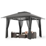 Tonnelle de jardin - bealife - pavillon métal pliant 3x3 - imperméable - uv 50 + - extérieur - hauteur ... Tonnelle de jardin - bealife - pavillon métal pliant 3x3 - imperméable - uv 50 + - extérieur - hauteur ...