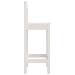 Top 2026 chaises de bar lot de 2 - pour adulte / enfant - blanc 40x415x112 cm bois de pin solide tt691 ...