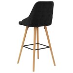 Top 2026 tabourets de bar lot de 2 - meuble de bar - pour 2 personnes - noir velours - 48x55x106 cm tt307 ...