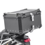 Top case aluminium moto bagtecs xb65 - 65 litres - �tanche - r�sistant aux chocs - universel