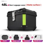 Top case moto 45l universel avec serrure coussin dossier et doublure ? compatible bmw r1200gs / r1250gs ...