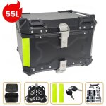 Top case moto 55 l ? �tanche ip68 s�curis� et antivol syst�me de fixation rapide r�sistant aux chutes ...