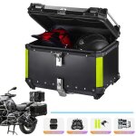 Top case moto 55l coffre de moto universel alliage daluminium top case scooter �tanche et r�sistant aux ...