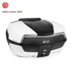 Topcase monokey givi v58 maxia 5 Édition limitée blanc 58l Topcase monokey givi v58 maxia 5 Édition limitée blanc 58l