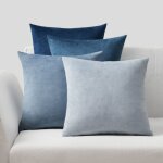 Housse de coussin 40x40 cm topfinel en velours brillant super doux coussin canape dcoratif taies doreiller ...