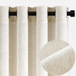 Topfinel voilage fenetre rideau lin de salon semi - transparent rideau occultant 140x240cm rideaux et ... Topfinel voilage fenetre rideau lin de salon semi - transparent rideau occultant 140x240cm rideaux et ...