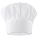 Toque de chef cuisinier toque de chef ajustable toque de chef professionnelle pour restaurant cuisine ...