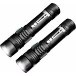 Torche lampe de pocherechargeable lampe torche led puissante 600lm etanche zoomable 4 modes intensit� ...