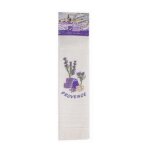 Torchon essuie main rectangle en éponge tissage jacquard brodé herbier sachet de lavande écru 50 cm x ... Torchon essuie main rectangle en éponge tissage jacquard brodé herbier sachet de lavande écru 50 cm x ...