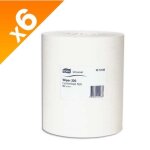 Tork - lot de 6 bobines � d�vidage central blanc