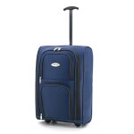 Tortue valise cabine 48 cm souple lgre  2 roulettes bagage  main approuv en cabine en tissu oxford ...