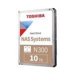 Toshiba - n300 - disque dur interne - 10tb (512mb) - 7200 tr / min - nas hard drive