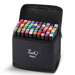 Touch raven set stylo marqueur multicolore avec poche à stylo Touch raven set stylo marqueur multicolore avec poche à stylo