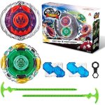 Toupie de combat m�tallique - swapy - s�rie split night owl - 2 en 1 - vert - � partir de 5 ans - 380 ...