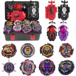 Toupie gyros 8 en 1 netoke turbo set - combat 4d avec lancement