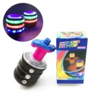 Toupie � lumi�re led color�e et amusante pour enfants jouet musical lumineux en bois