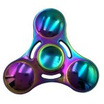 Toupies � main en m�tal arc - en - ciel edc anti - stress jouets pour tdah