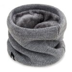 Tour de cou dhiver pour homme femme tour de cou masque �charpe coupe - vent ski �pais doux maille doublure ...