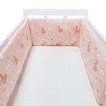 Tour de lit b�b� 200 x 30 cm coussin barri�re anti - collision pour berceau contour lit b�b� respirant ...