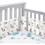 Tour de lit bébé cabane340 * 30 / 160 * 30 cm doublure en maille 4 côtés ours nuage Tour de lit bébé cabane340 * 30 / 160 * 30 cm doublure en maille 4 côtés ours nuage