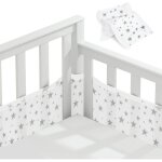 Tours de lit bébé contour de lit pour bébé avec 4 côtés anti - collision garçons et filles (étoile) Tours de lit bébé contour de lit pour bébé avec 4 côtés anti - collision garçons et filles (étoile)