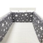 Tour de lit bébé coussin barrière anti - collision pour berceau contour lit bébé respirant en coton étoile ... Tour de lit bébé coussin barrière anti - collision pour berceau contour lit bébé respirant en coton étoile ...