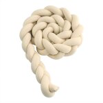 Tour de lit b�b� tress� coussin serpent pare - choc de protection d�cor chambre nouveau - n� 15m blanc ...