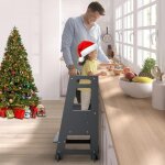 Tour dobservation montessori avec �tag�res ajustables pour enfants montessori learning wood kitchen helper ...