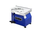 Tour de potier contr�le de vitesse r�glable bassin d�tachable 450w 8kg bleu