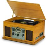 Tourne - disque tourne - disque 9 - en - 1 bluetooth avec cd cassette et radio fm
