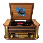 Tourne - disque evidence acoustics ea - pl400 - vinyle 33 / 45 / 78 60w fm cd cassette bluetooth usb ...