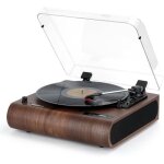 Tourne disque tourne disque platine vinyle bluetooth 3 vitesses avec haut - parleurs int�gr�s
