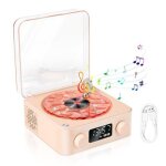 Tourne - disque vinyle haut - parleur rtro bluetooth sans fil avec 4 sons naturels aide au sommeil stro ...