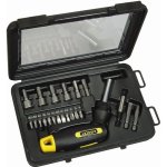 Tournevis porte - embouts à cliquet stanley - 0 - 63 - 022 - coffret de 25 pièces Tournevis porte - embouts à cliquet stanley - 0 - 63 - 022 - coffret de 25 pièces